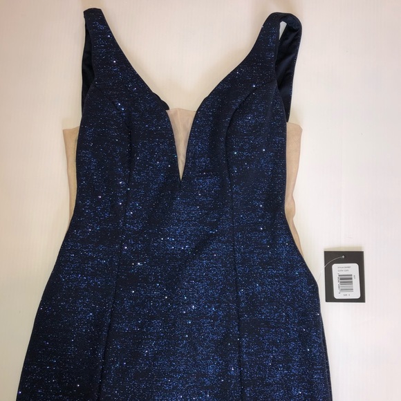 MARINA Dresses & Skirts - Marina Glitter Navy Dress
